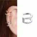 Arete Ear Cuffs Para Mujer Cartílago Oreja En Plata 925