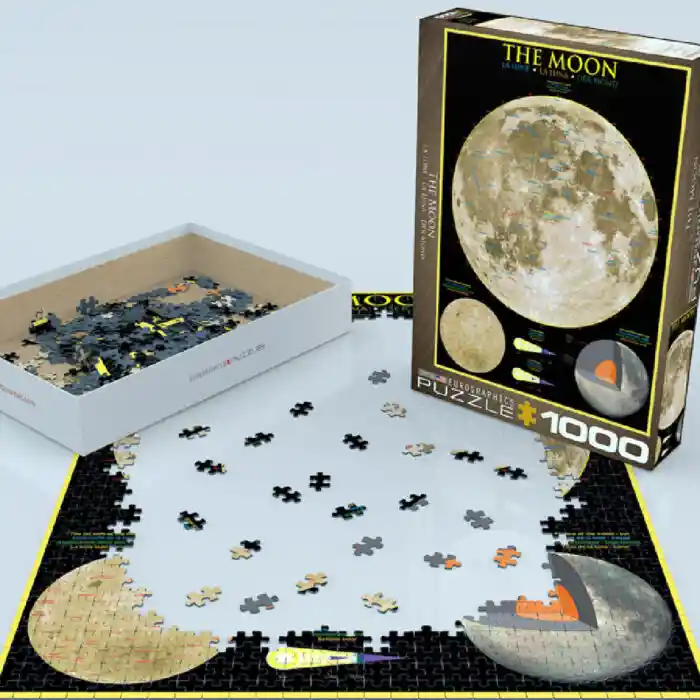 Romp. Eurographics 1000 Piezas The Moon, La Luna 6000-1007