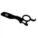 Barbera Metalica Dedo Anillo Navaja Afeitar +10 Cuchillas Negra