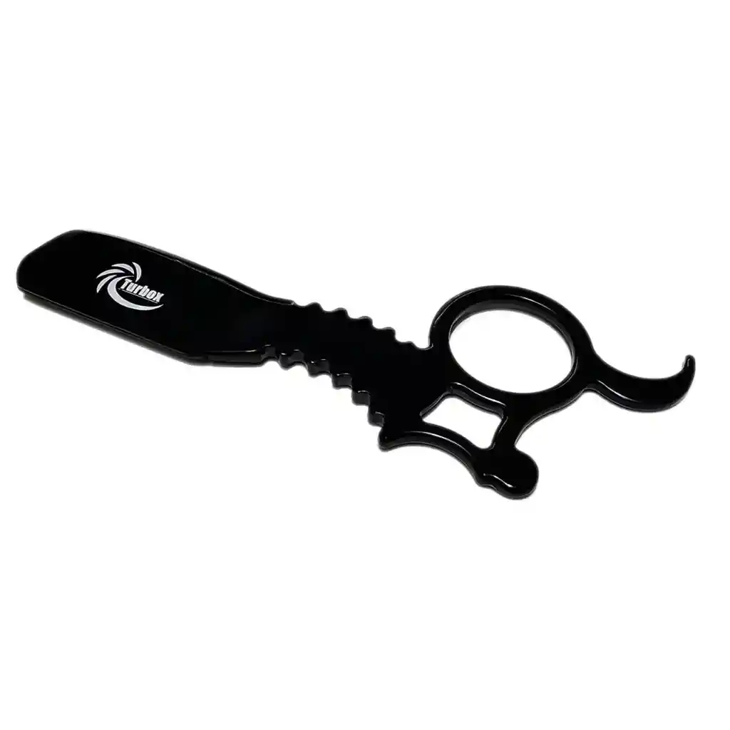 Barbera Metalica Dedo Anillo Navaja Afeitar +10 Cuchillas Negra