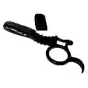 Barbera Metalica Dedo Anillo Navaja Afeitar +10 Cuchillas Negra