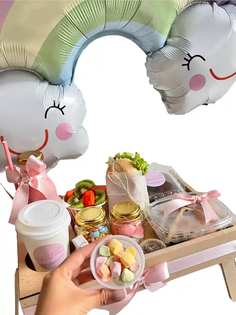 Desayuno Kids, Sorpresa Para Niñas, Infantil, Unicornio Rosado