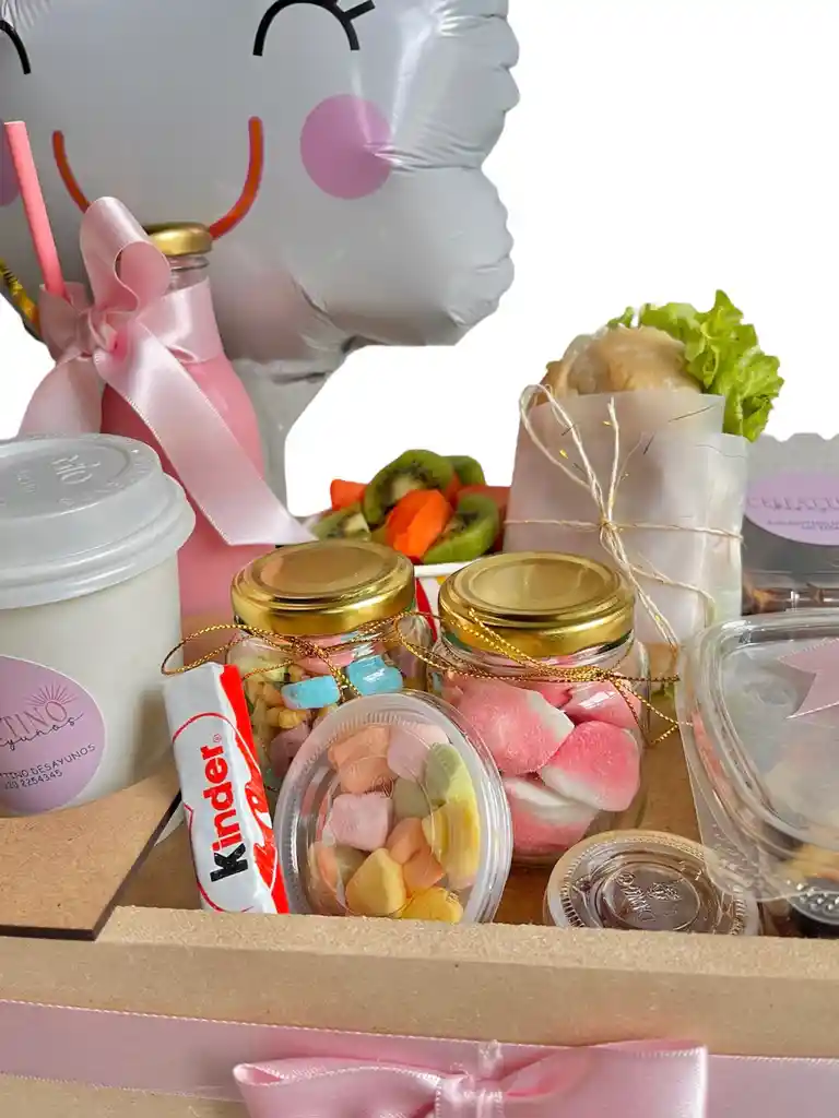 Desayuno Kids, Sorpresa Para Niñas, Infantil, Unicornio Rosado