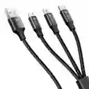 Cable Pulpo Datos Y Cargador Usb Reforzado 3 En 1 (iphone/tipoc/v8)