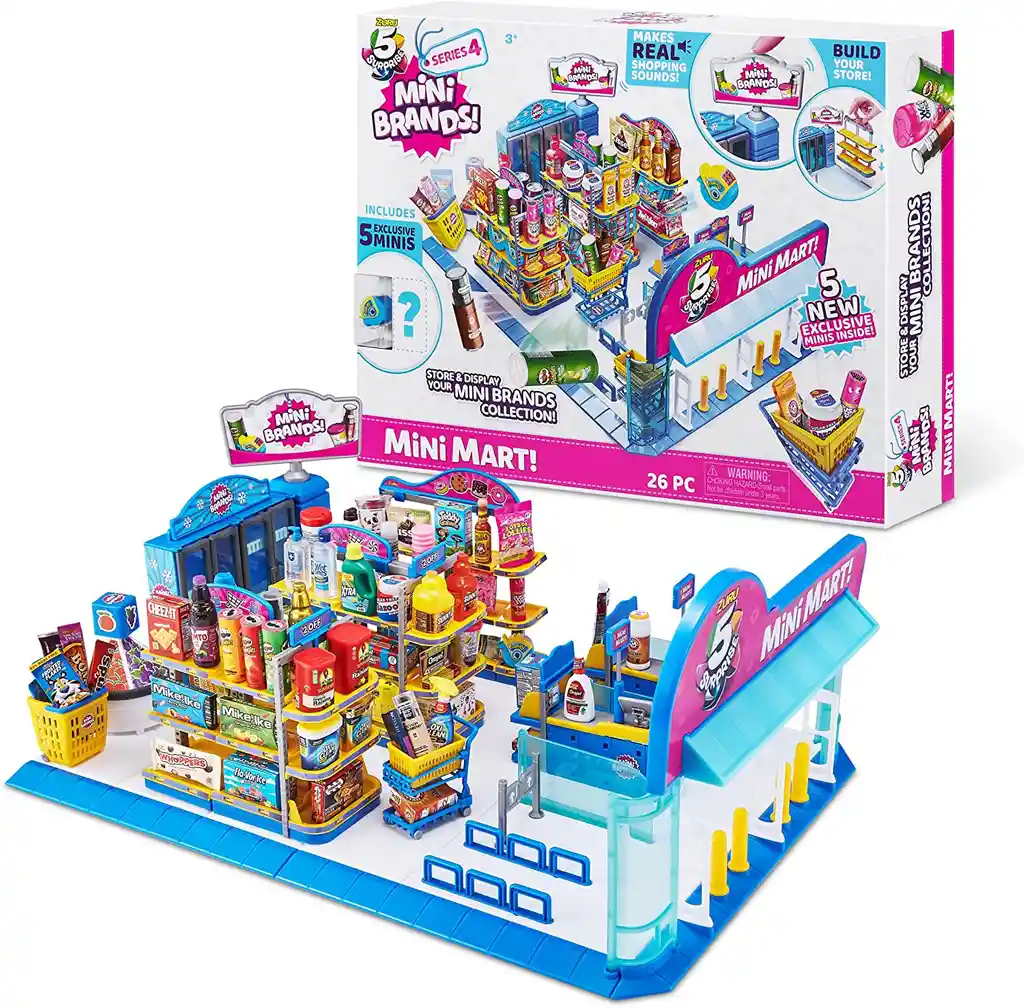 Zuru Mini Brands Serie 4 Supermercado Interactivo De Colección