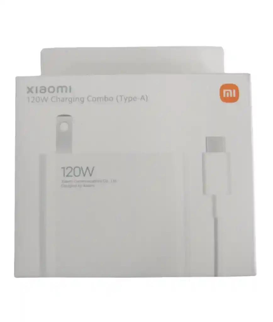 Cargador Xiaomi Carga Rápida De 120w Con Cable Tipo C