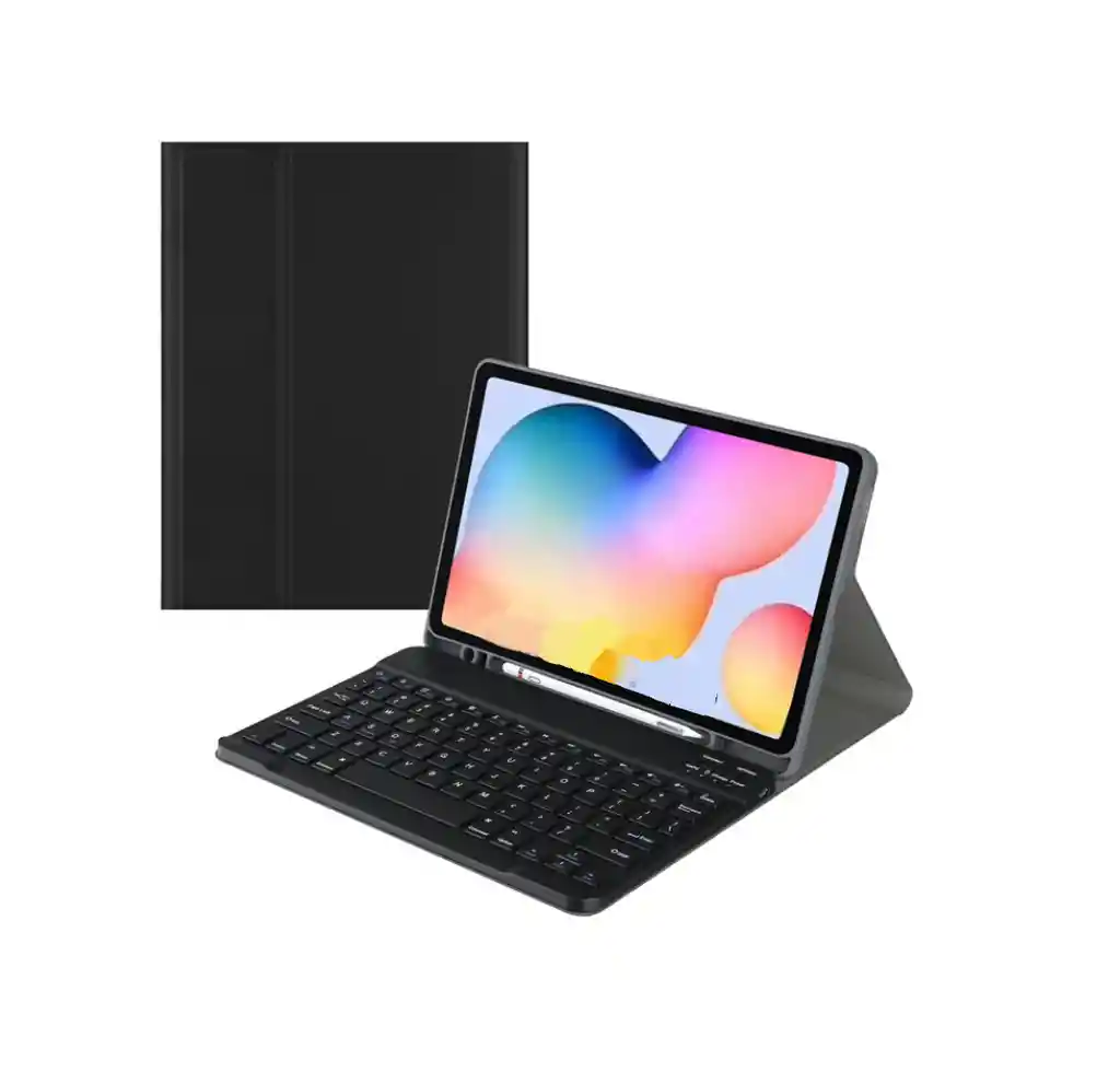 Estuche Teclado Inalámbrico Samsung Tab S6 Lite 10.4 Negro