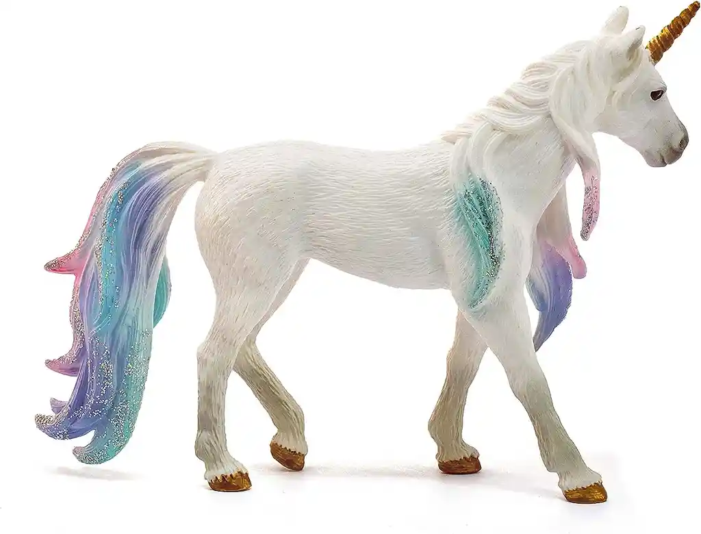 Figura Unicornio Coleccionable Pintado A Mano