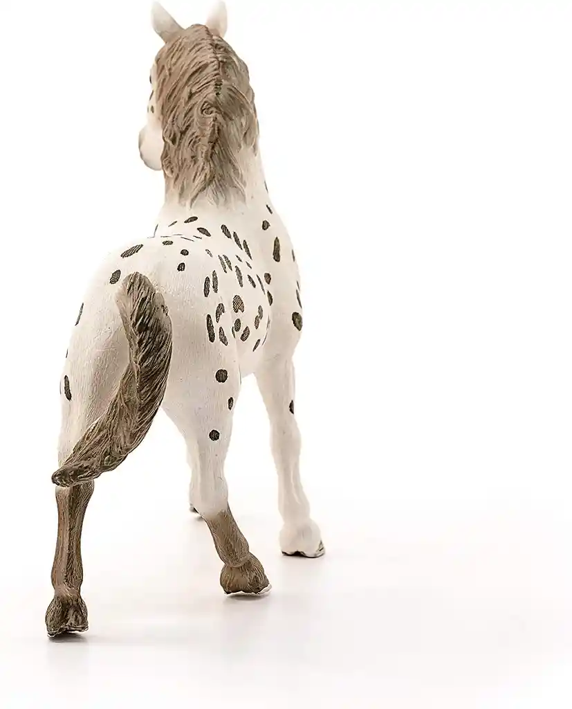 Figura De Animales Caballo Knabstrupper Pintado A Mano