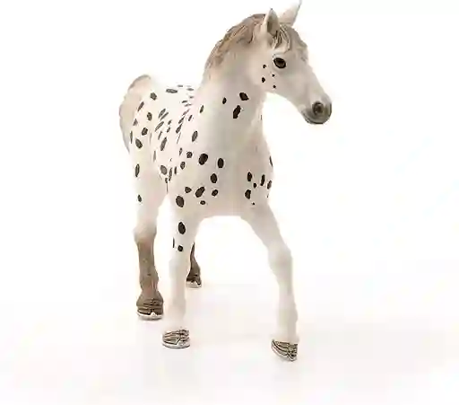 Figura De Animales Caballo Knabstrupper Pintado A Mano