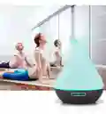   HUMIDIFICADOR  Difusor De Aromas Florero Cascara Huevo 400 Ml Madera Oscura 