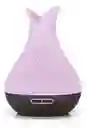  HUMIDIFICADOR  Difusor De Aromas Florero Cascara Huevo 400 Ml Madera Oscura 