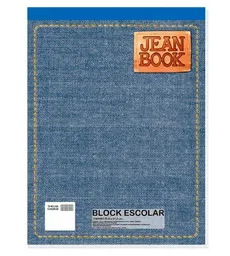 Block Cuadriculado Tamaño Carta Jean Book 70 Hojas