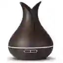   HUMIDIFICADOR  Difusor De Aromas Estilo Jarron Pequeno 400Ml Tipo Madera Orcura Ambientador 