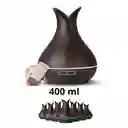   HUMIDIFICADOR  Difusor De Aromas Estilo Jarron Pequeno 400Ml Tipo Madera Orcura Ambientador 