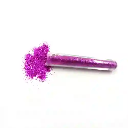 Tubo Escarcha Color Fucsia