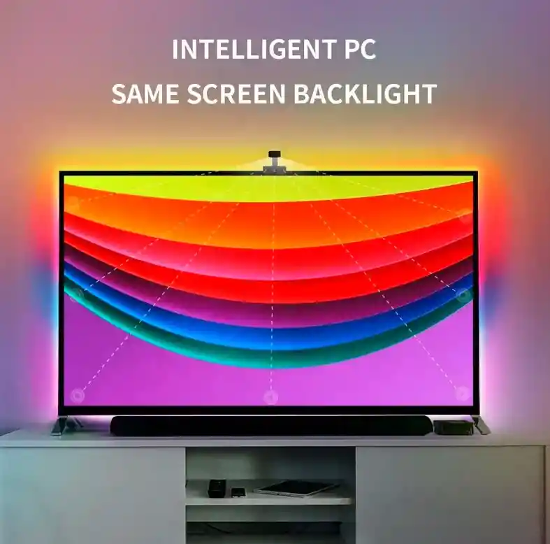 Luces Led De Inmersion Tv Con Camara, Rgb