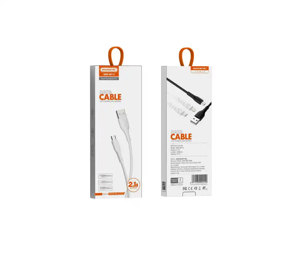Cable Usb Micro Usb De Carga Rapida 3.1a Somostel