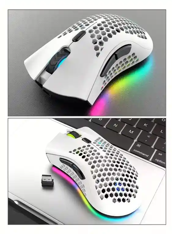 Mouse Gamer Inalámbrico K-snake Bm600 White