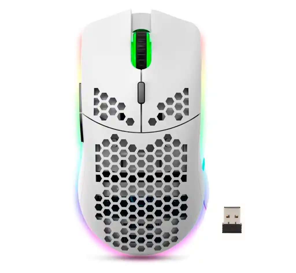 Mouse Gamer Inalámbrico K-snake Bm600 White