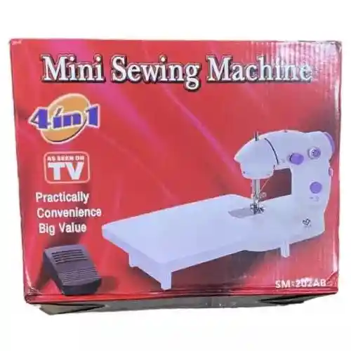 Maquina De Coser Portatil Mini Sewing Machine 4 En 1 Tv