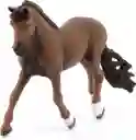 Figura De Animales Caballo Trakehner Pintado A Mano