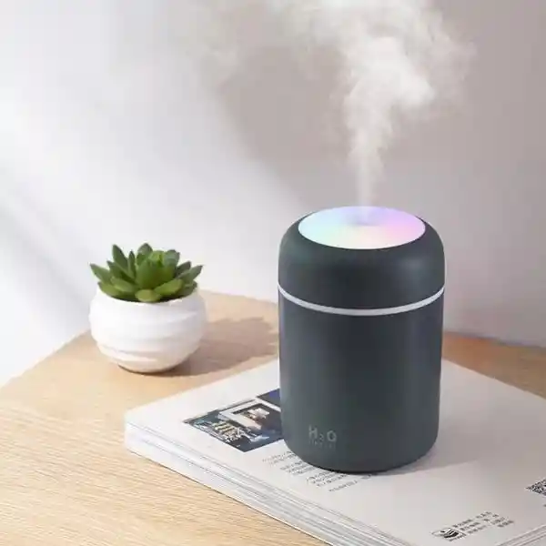   HUMIDIFICADOR  H2O Con Luz Led Multicolor Gris 