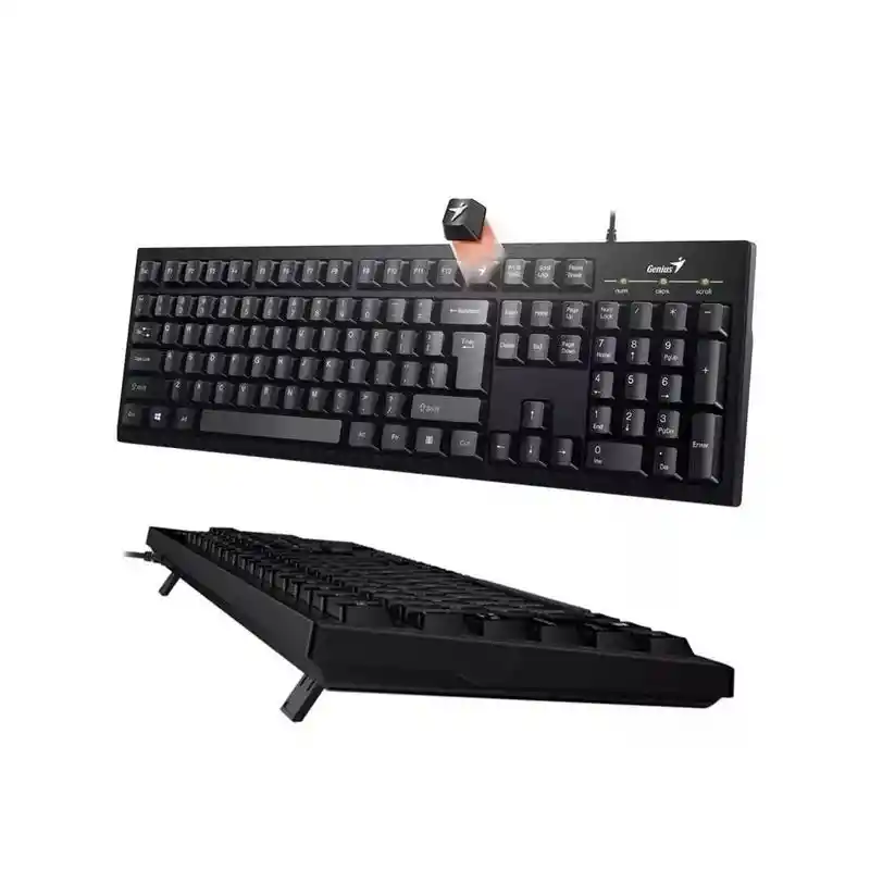 Teclado Alambrico Genius Smart Kb-100 Color Negro Original