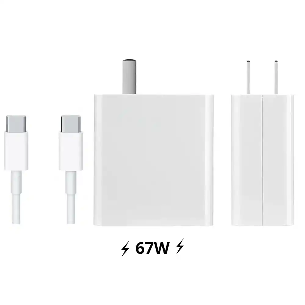 Cargador De Pared Xiaomi 67w Carga Rápida Tipo C