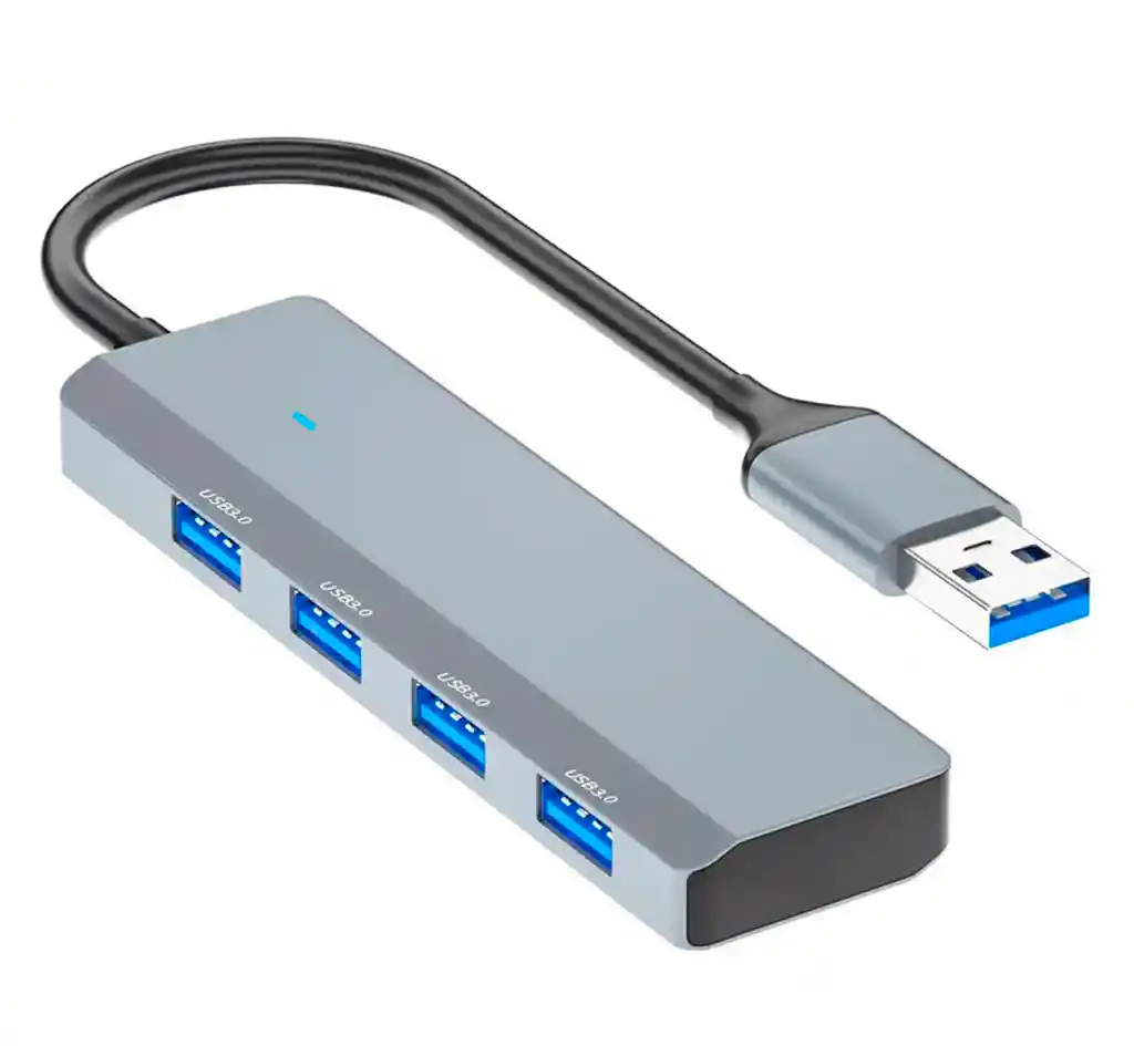 Hub Multipuertos Usb 3.0 Con Adaptador Usb