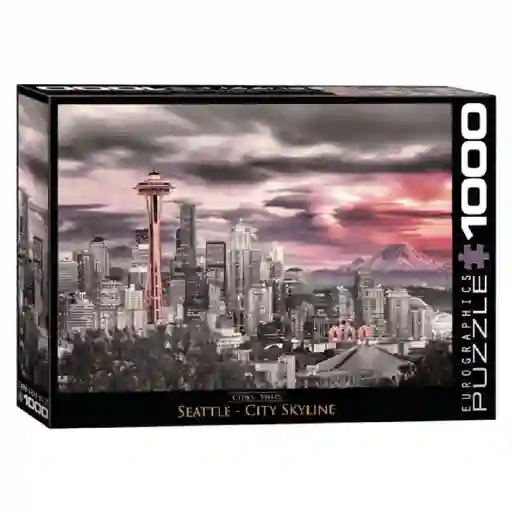 Romp. Eurographics 1000 Piezas Seattle- City Skyline 6000-0660