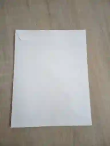 Sobre De Manila Blanco Carta