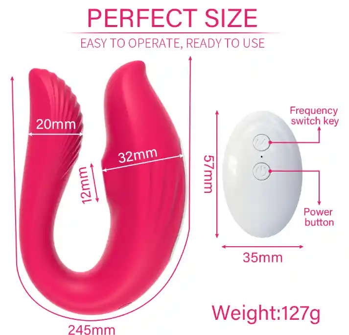 Succionador De Clitoris Vibrador Smartphone Deluxe + Obsequio	