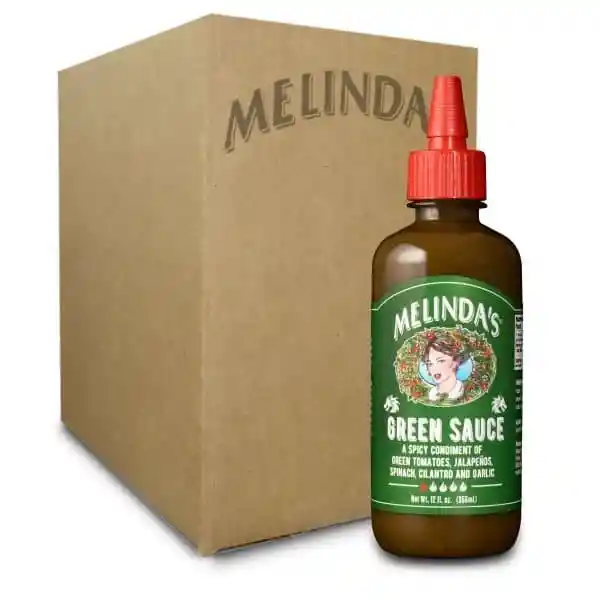 Salsa Picante Melinda´s Green / Verde 355ml - Caja X 6 Und Con + De 20% De Dcto.