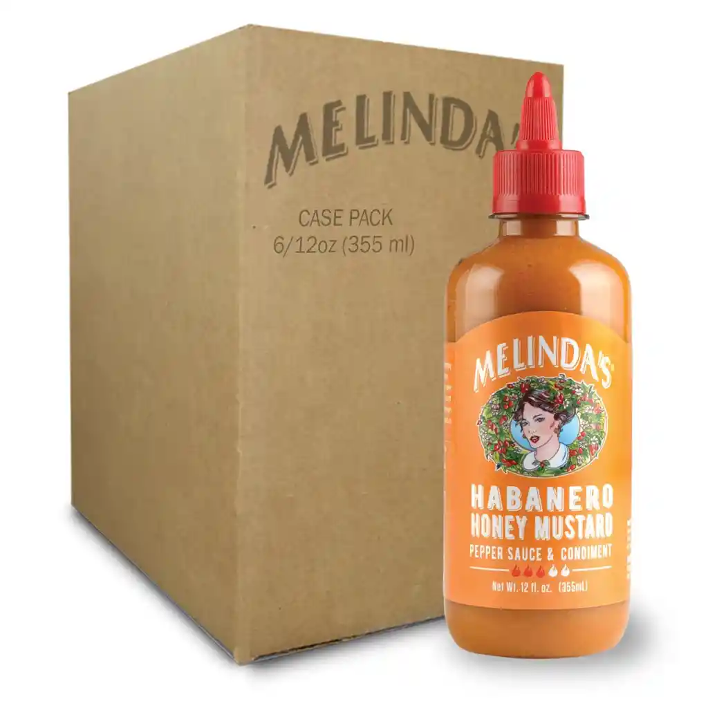 Salsa Picante Melinda´s Honey Mustard 355ml - Caja X 6 Und Con + De 20% De Dcto.