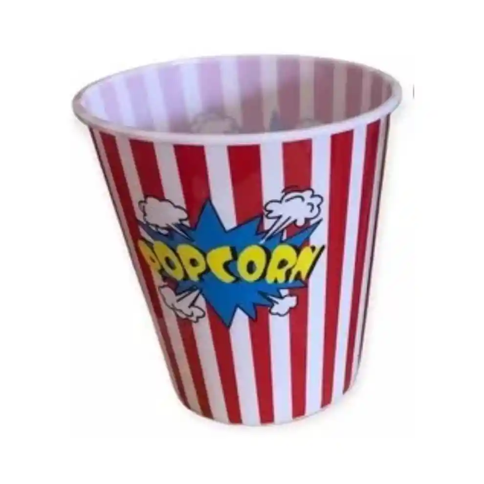 Vaso Para Crispetas O Popcorn Plastico