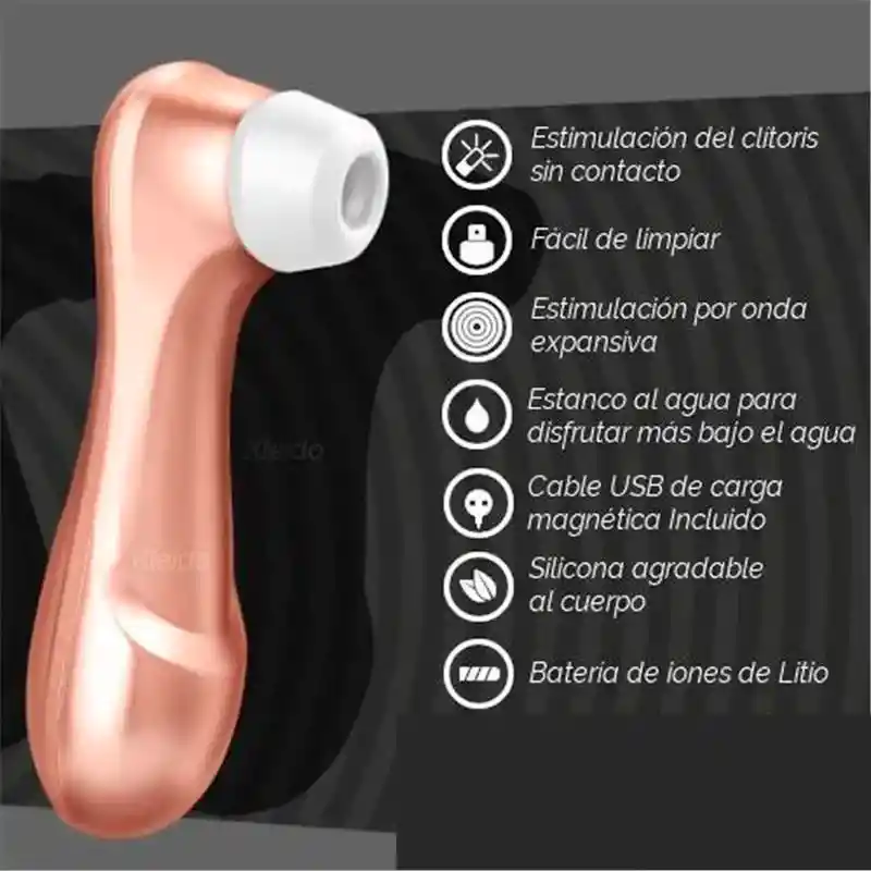 Satisfyer 2 Succionador Clitoris Vibrador Pro 2 + Obsequio