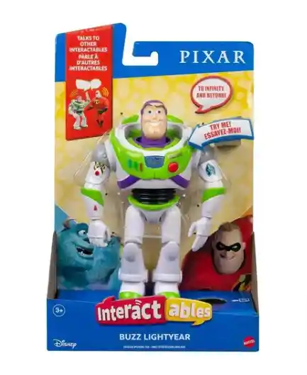 Buzz Lightyear Interact Ables Habla Con Todo El Mundo Pixar