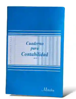 Libro De Contabilidad 3 Columnas 1/2 Oficio 30 Hojas