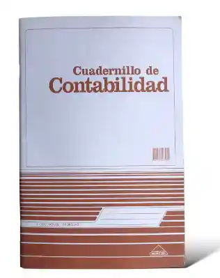 Libro De Contabilidad Cuaderno 3 Columnas 1/2 Oficio 30 Hojas