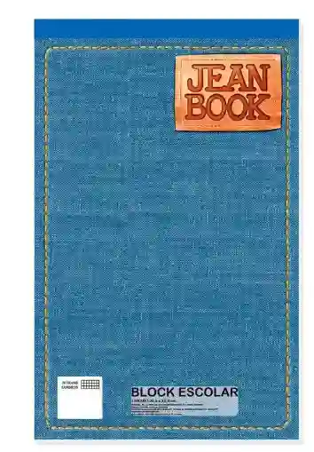 Block Cuadriculado Oficio Jean Book 70 Hojas