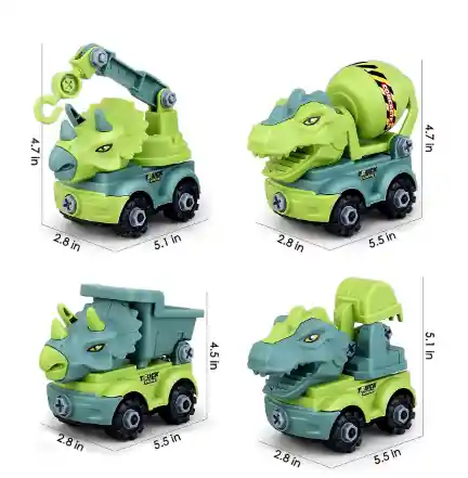Coche De Construcción Tipo Dinosaurio Coleccion