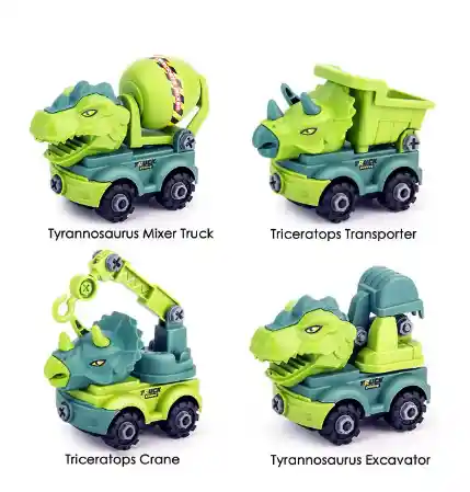 Coche De Construcción Tipo Dinosaurio Coleccion