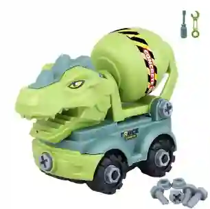 Coche De Dinosaurio Armable Con Herramientas De Juguete