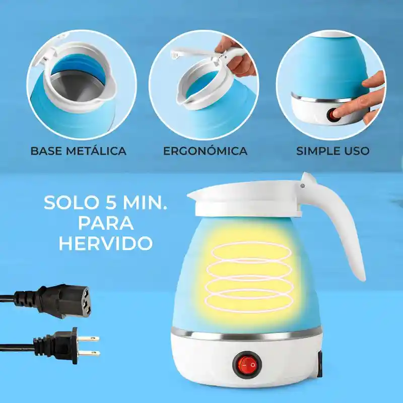 Hervidor De Agua Plegable Electrica 304 Ys-2008