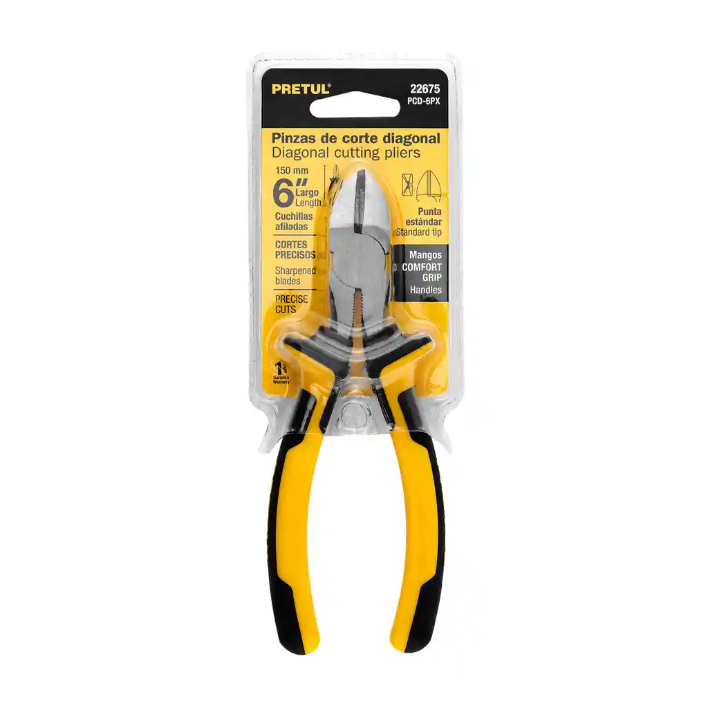 Alicate Corta Frío 6pg Mango Comfort Grip Pretul