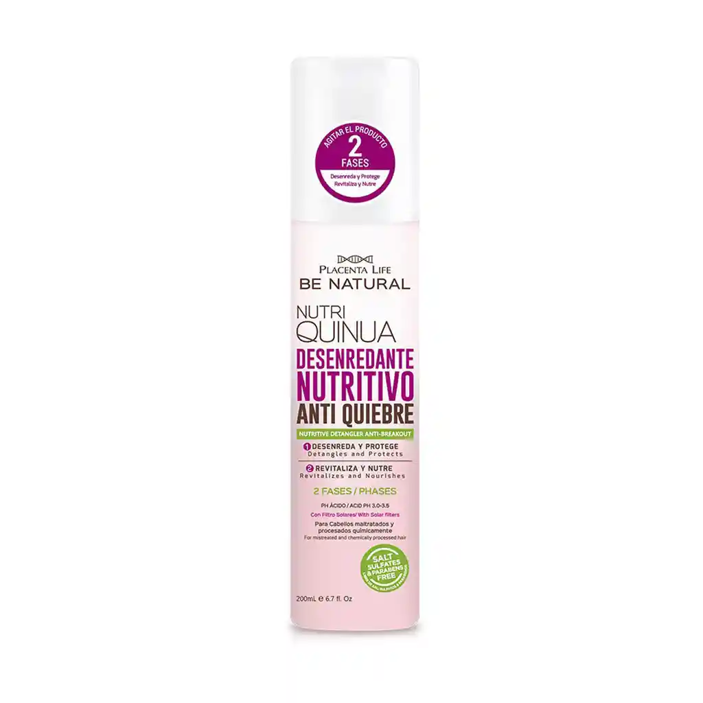 Spray Desenredante Be Natural Nutri Quinua 200ml