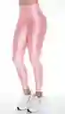 Leggings Metalizado Palo De Rosa -talla Única-