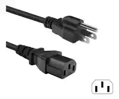 Cable De Energia Para Pc, 1.5m/ Cable De Alimentacion Computador 1.5m