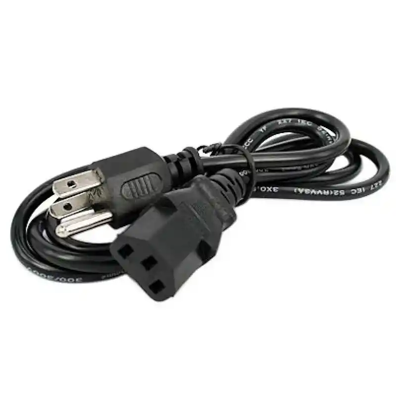 Cable De Energia Para Pc, 1.5m/ Cable De Alimentacion Computador 1.5m